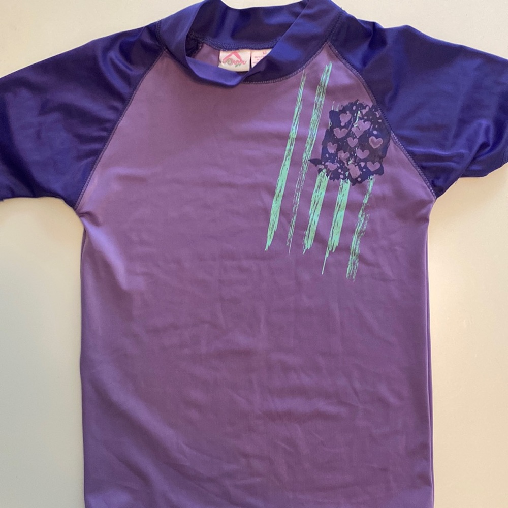 Kids swim rash guard